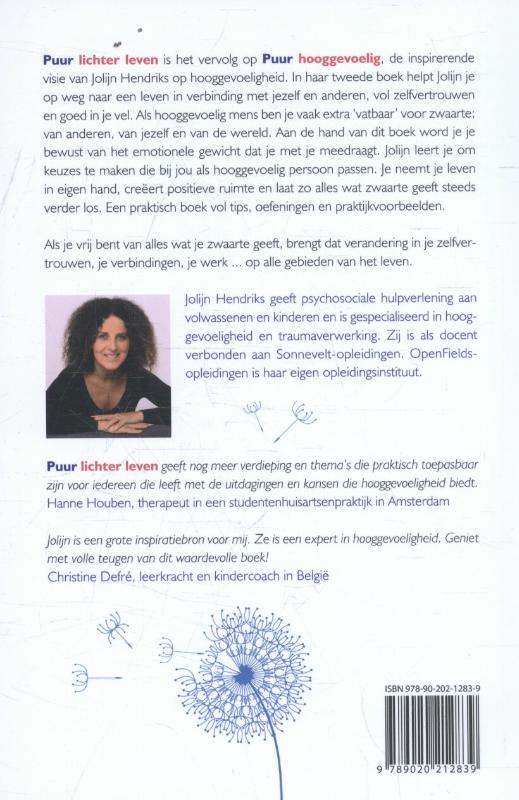Achterkant van Puur Lichter leven