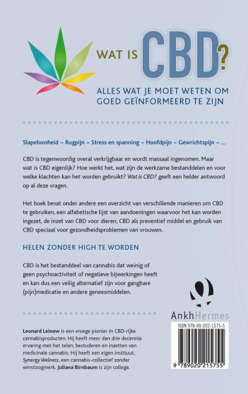Achterkant van Wat is CBD?