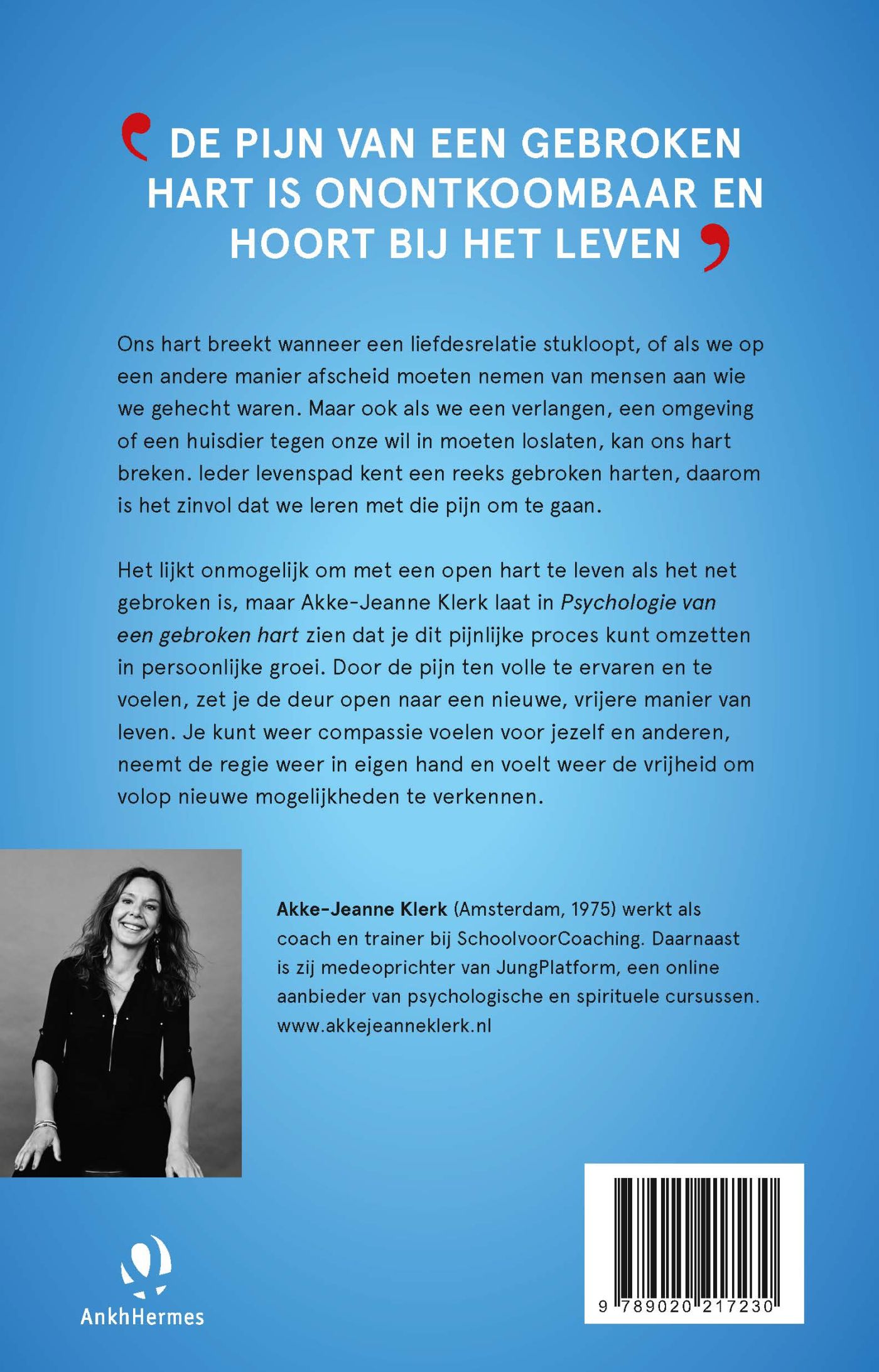 Achterkant van Psychologie van een gebroken hart