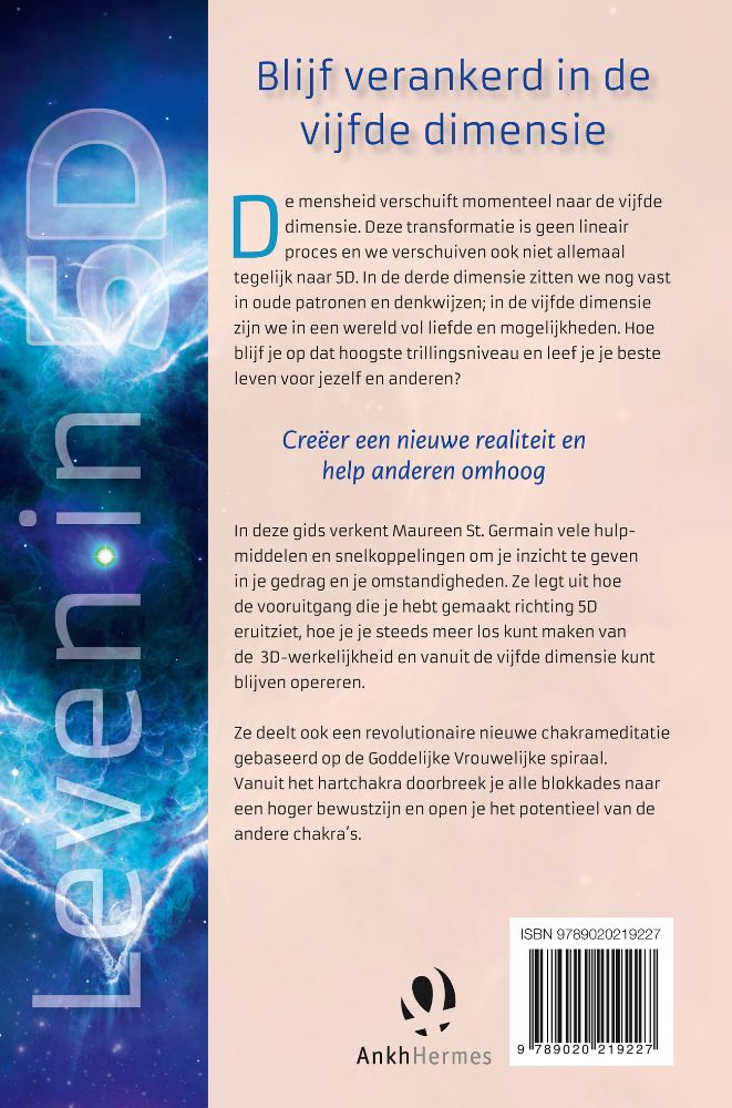 Achterkant van Leven in 5D