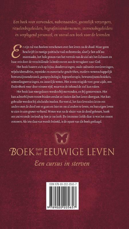 Achterkant van Boek van het Eeuwige Leven