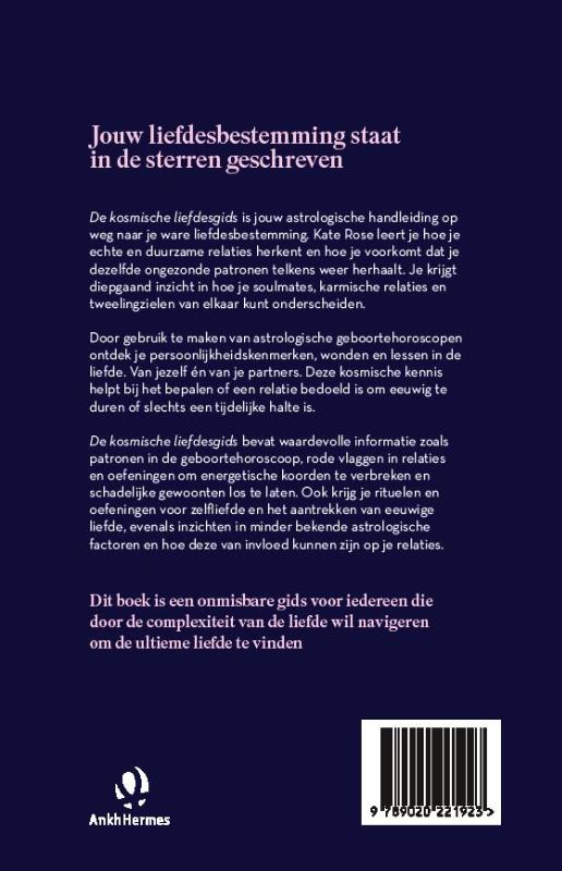 Achterkant van De kosmische liefdesgids