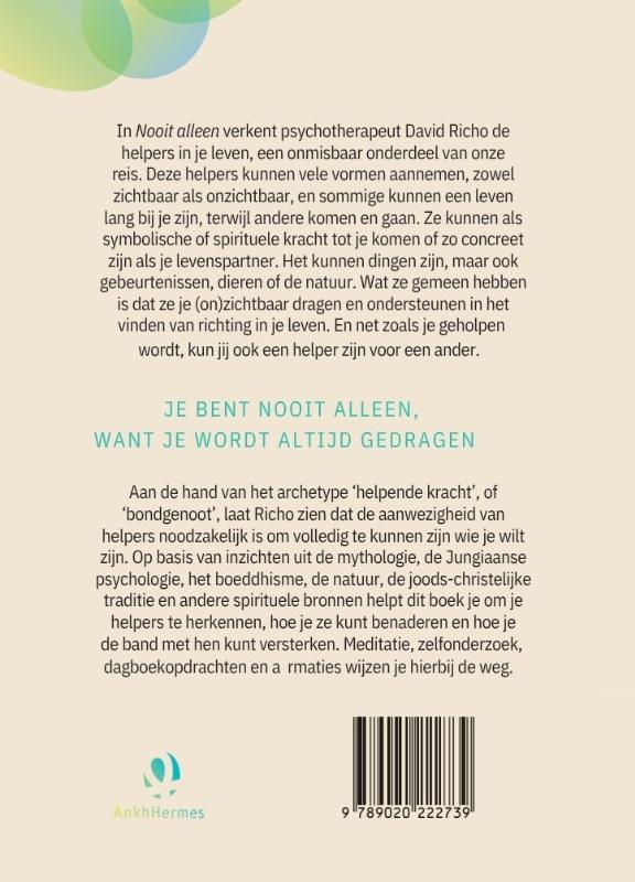Achterkant van Nooit alleen