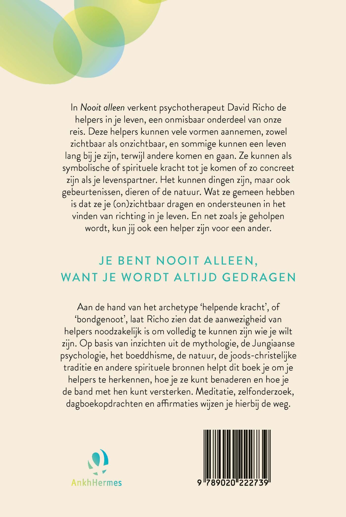 Achterkant van Nooit alleen