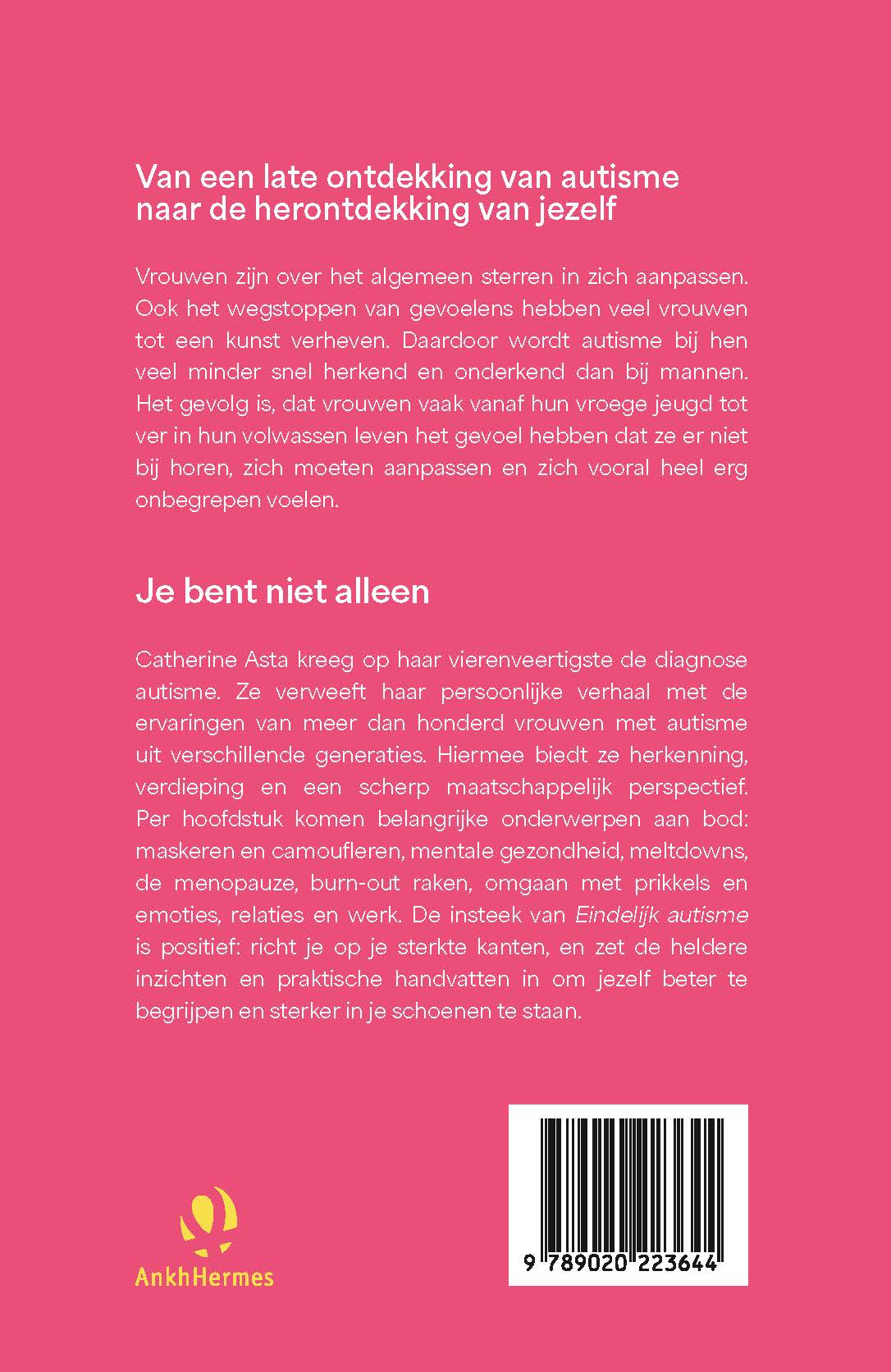 Achterkant van Eindelijk autisme