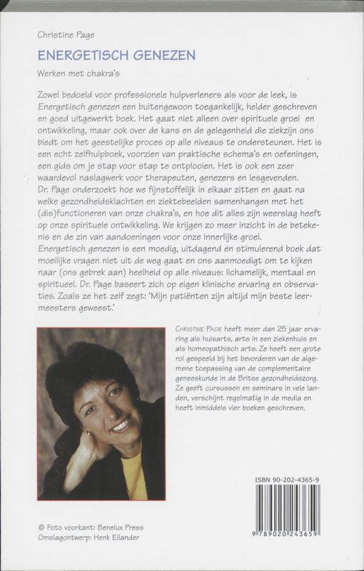 Achterkant van Energetisch genezen