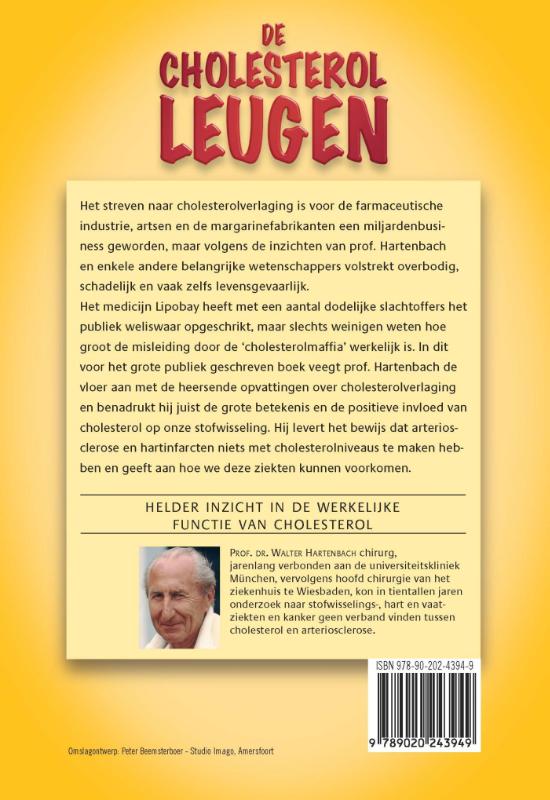 Achterkant van De cholesterol-leugen