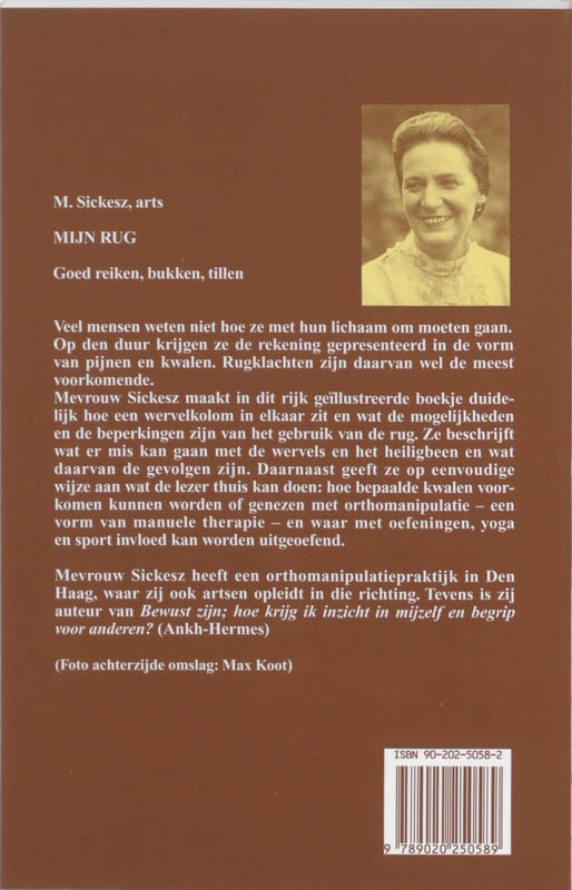 Achterkant van Mijn rug
