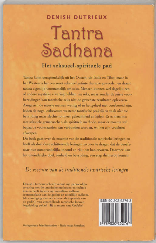 Achterkant van Tantra Sadhana