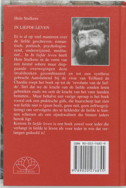 Achterkant van In liefde leven