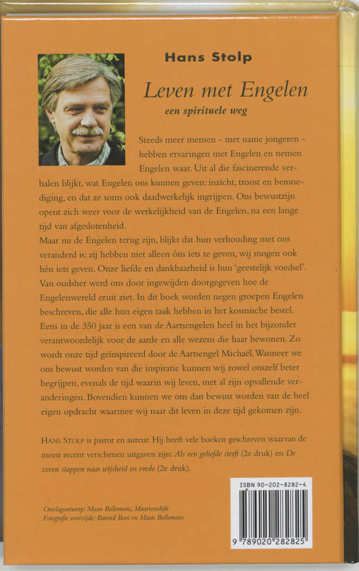 Achterkant van Leven met engelen