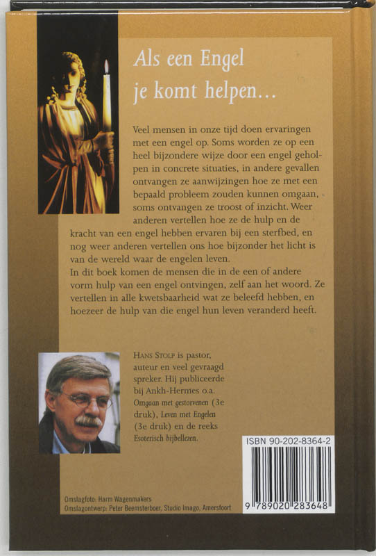 Achterkant van Als een Engel je komt helpen ...