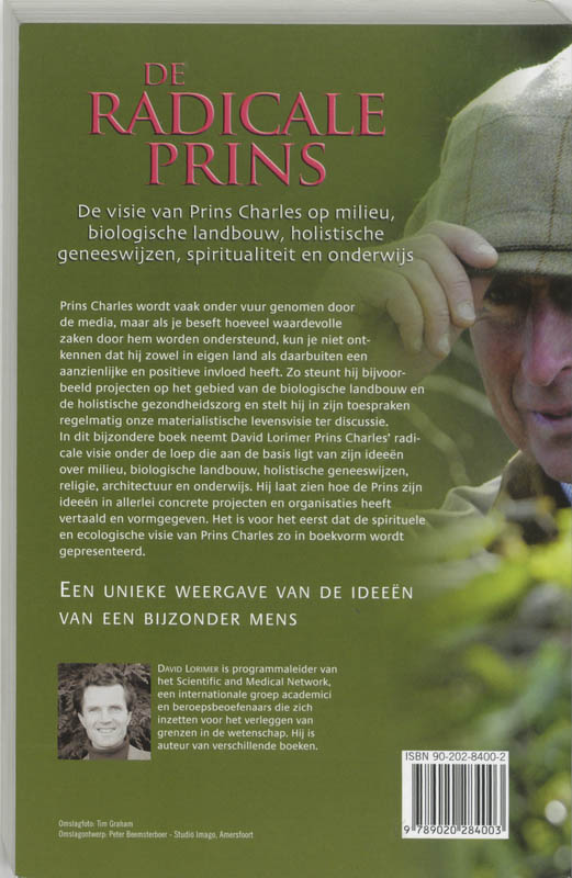 Achterkant van De radicale prins