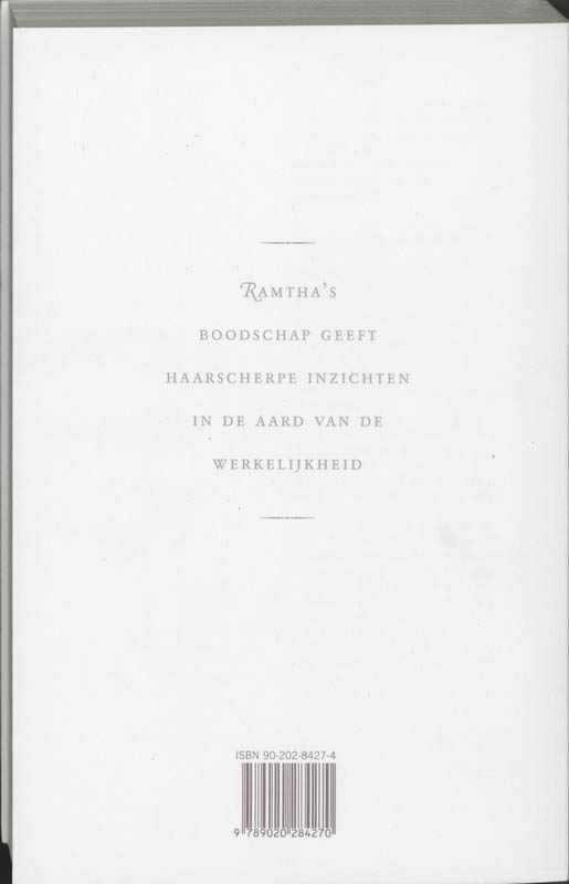 Achterkant van Het witte boek