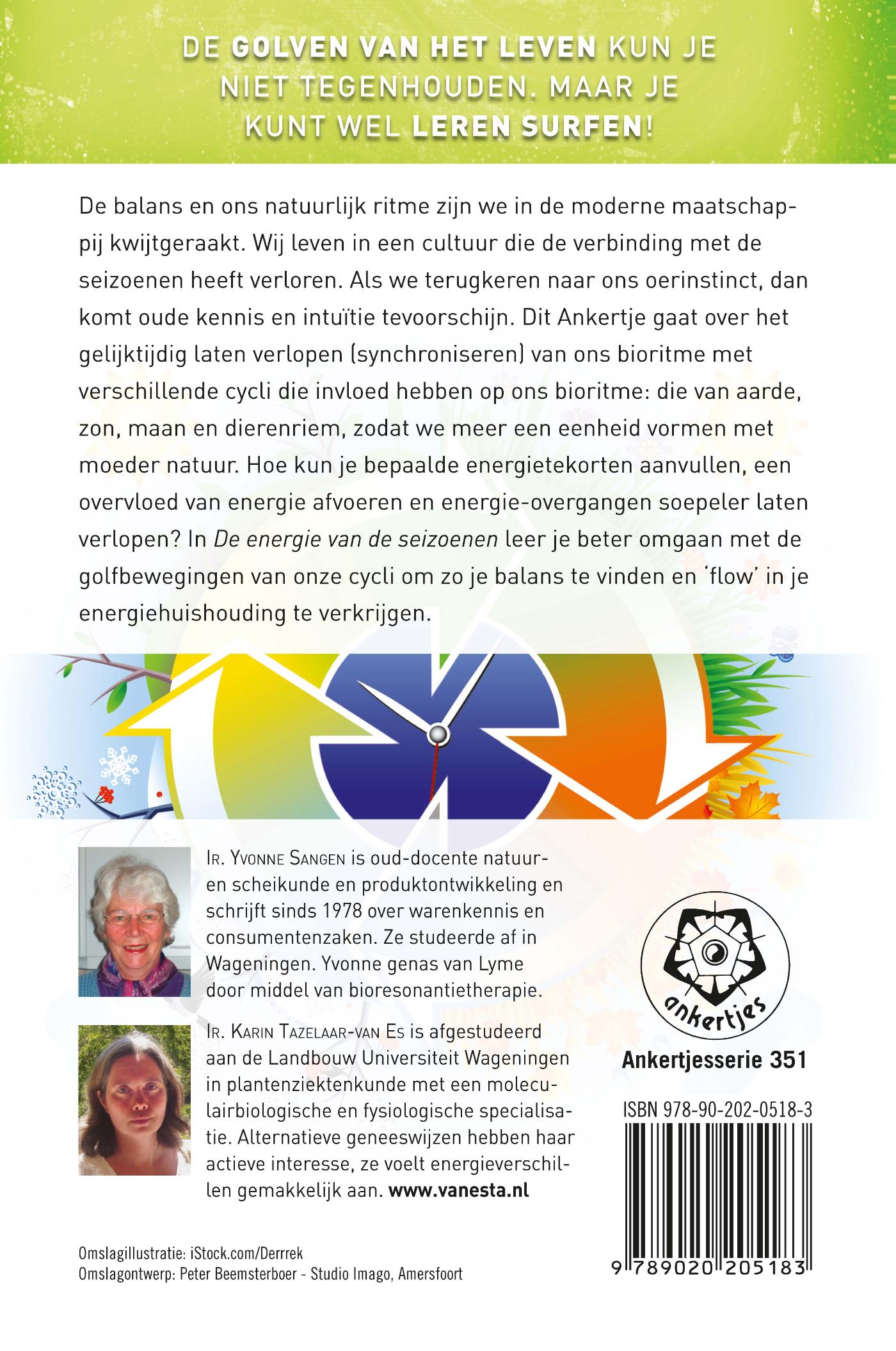 Achterkant van De energie van de seizoenen