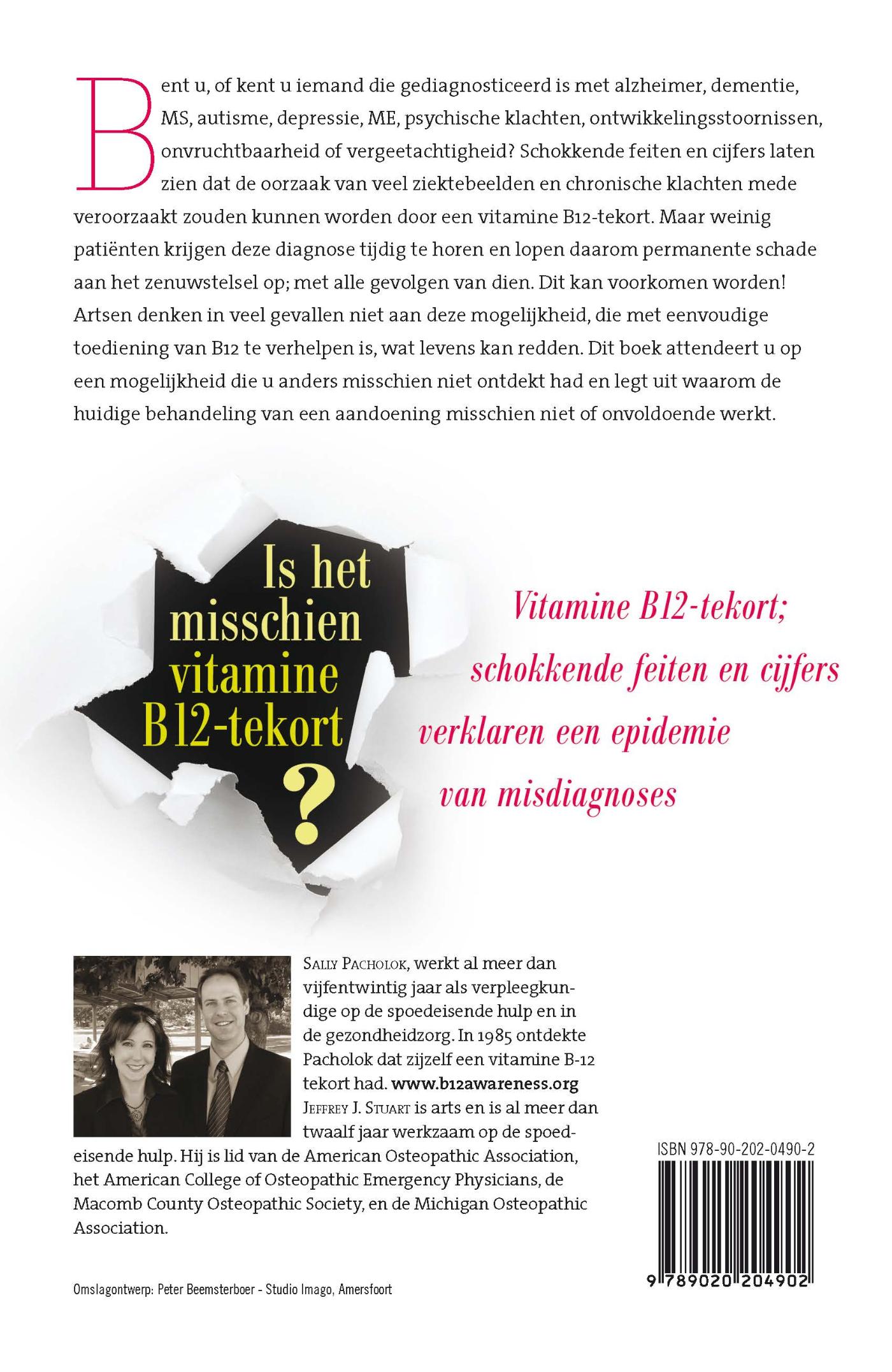 Achterkant van Is het misschien vitamine B12 tekort?