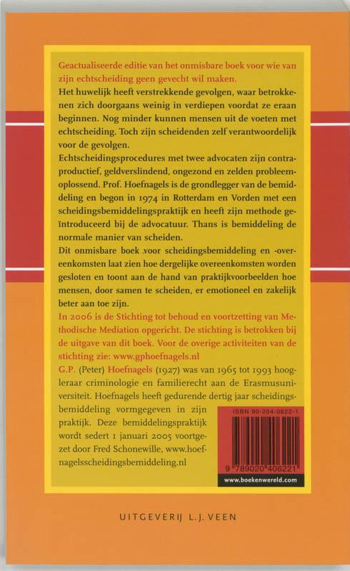 Achterkant van Gelukkig getrouwd, gelukkig gescheiden 2006-2007