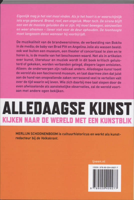 Achterkant van Alledaagse kunst