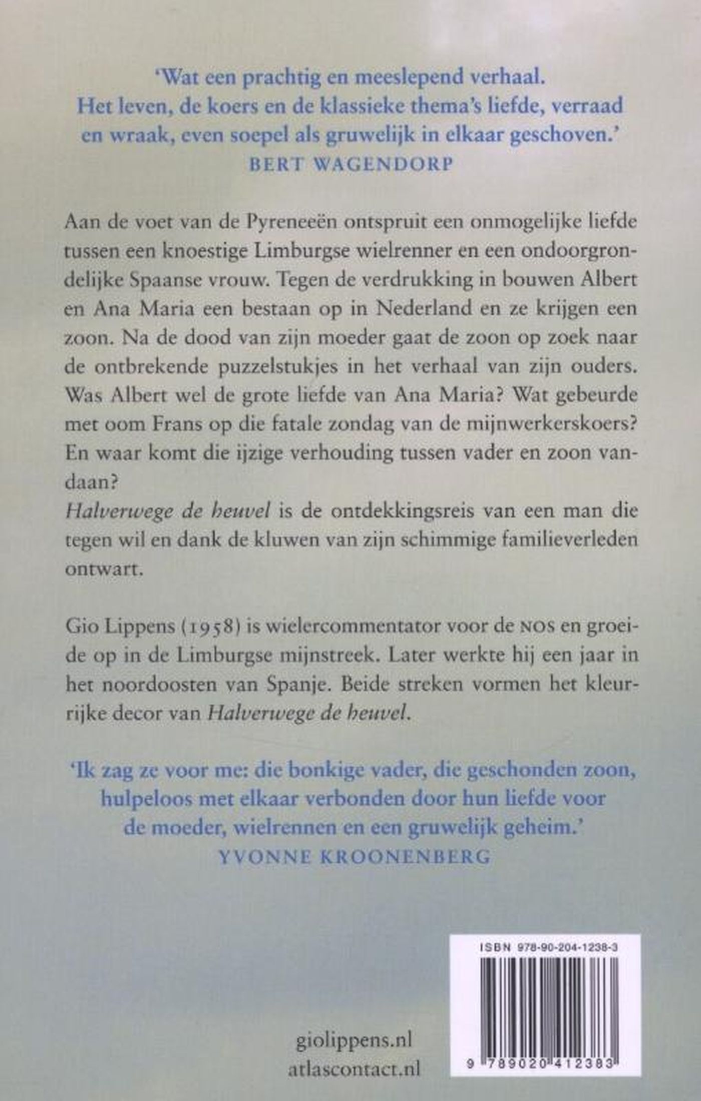 Achterkant van Halverwege de heuvel