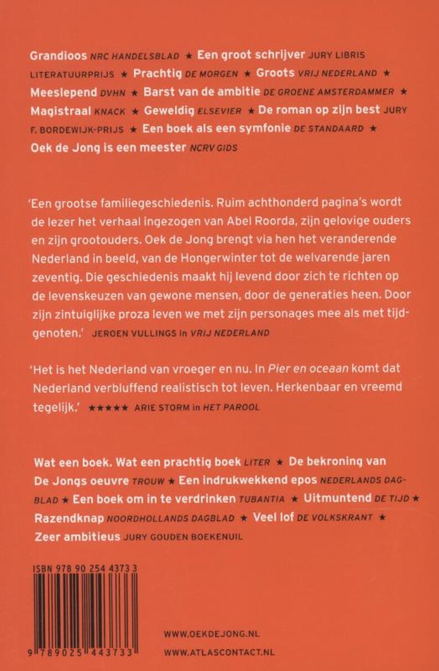 Achterkant van Pier en oceaan