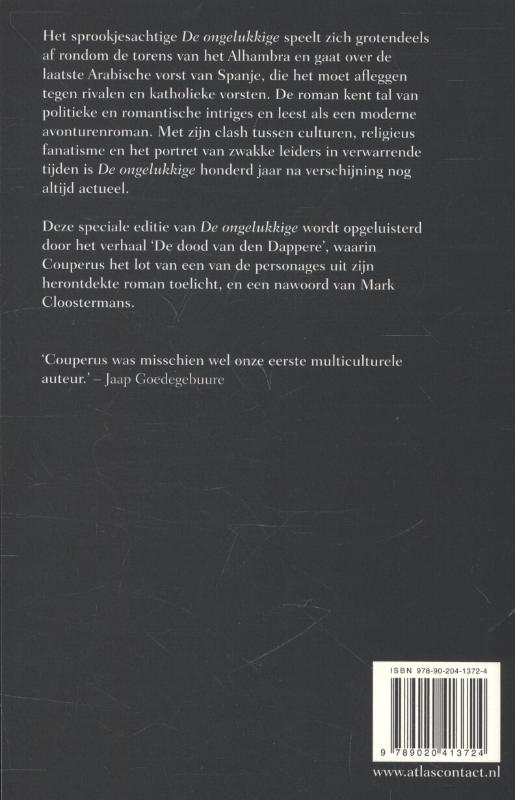 Achterkant van De ongelukkige