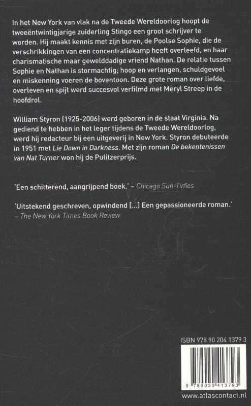 Achterkant van Sophies keuze