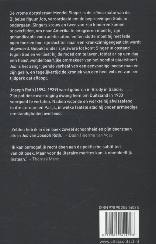 Achterkant van Job