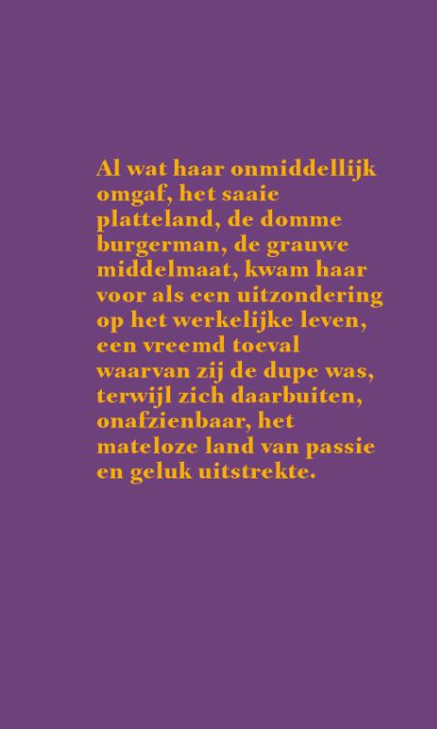 Achterkant van Madame Bovary