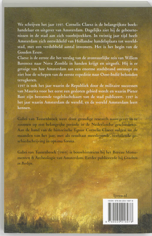 Achterkant van Amsterdam in 1597