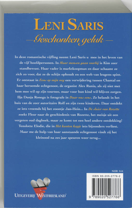 Achterkant van Geschonken geluk