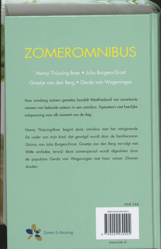 Achterkant van Zomeromnibus