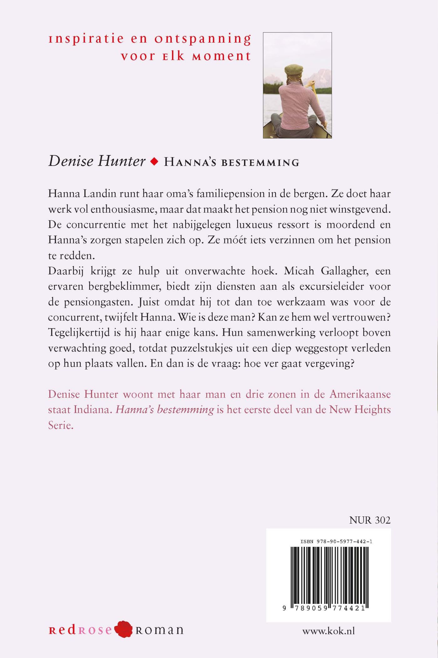 Achterkant van Hanna's bestemming