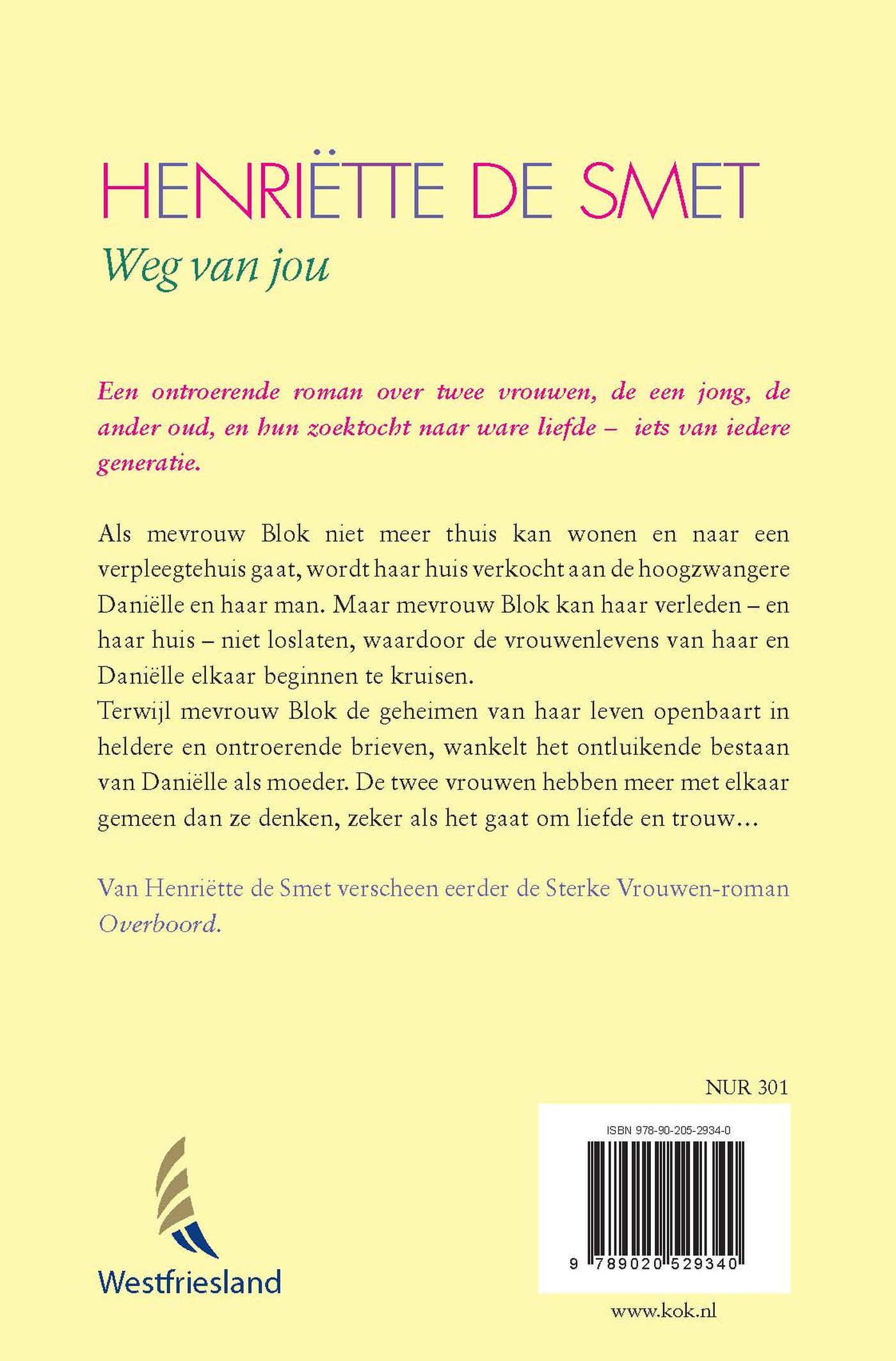 Achterkant van Weg van jou