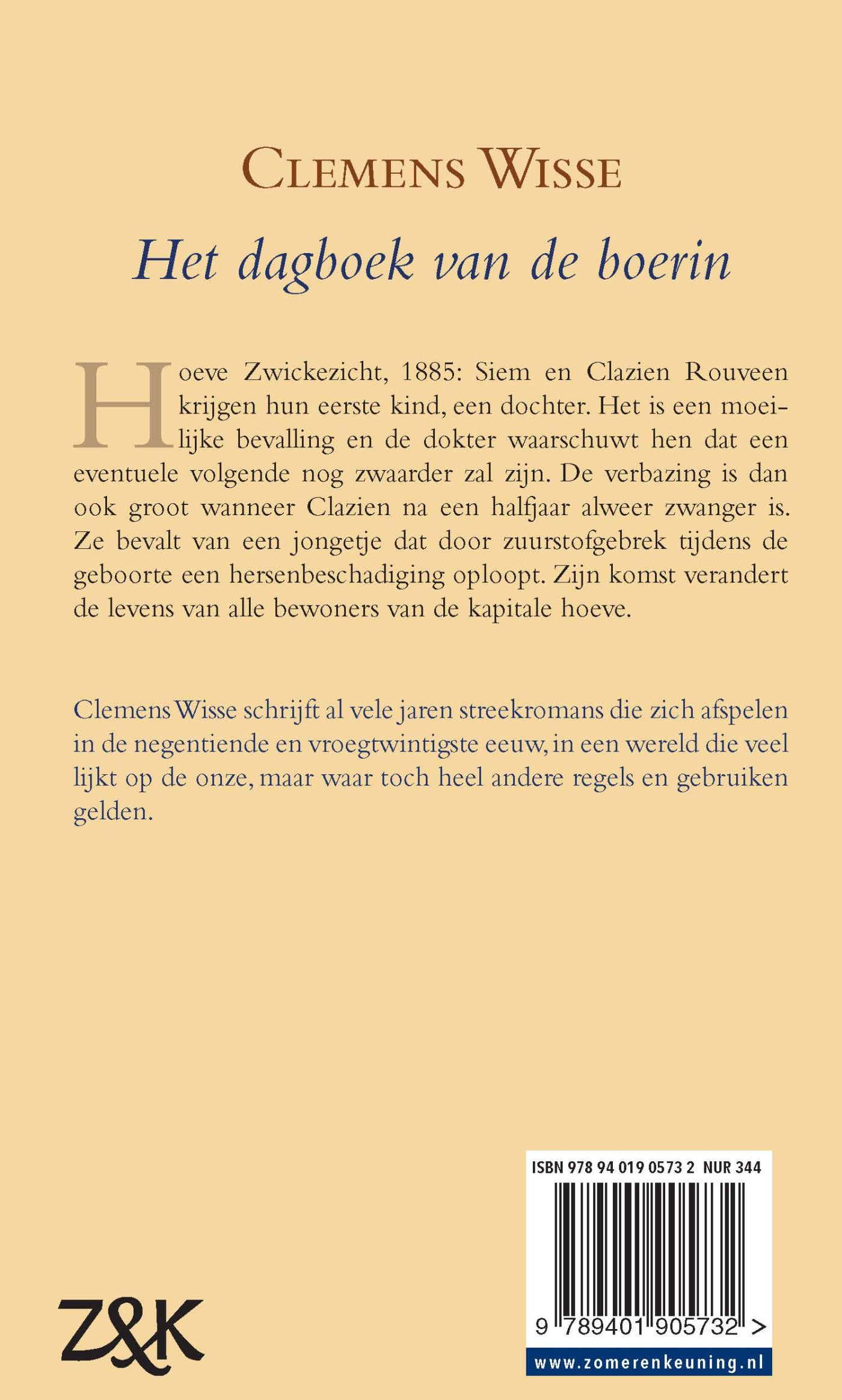 Achterkant van Het dagboek van de boerin
