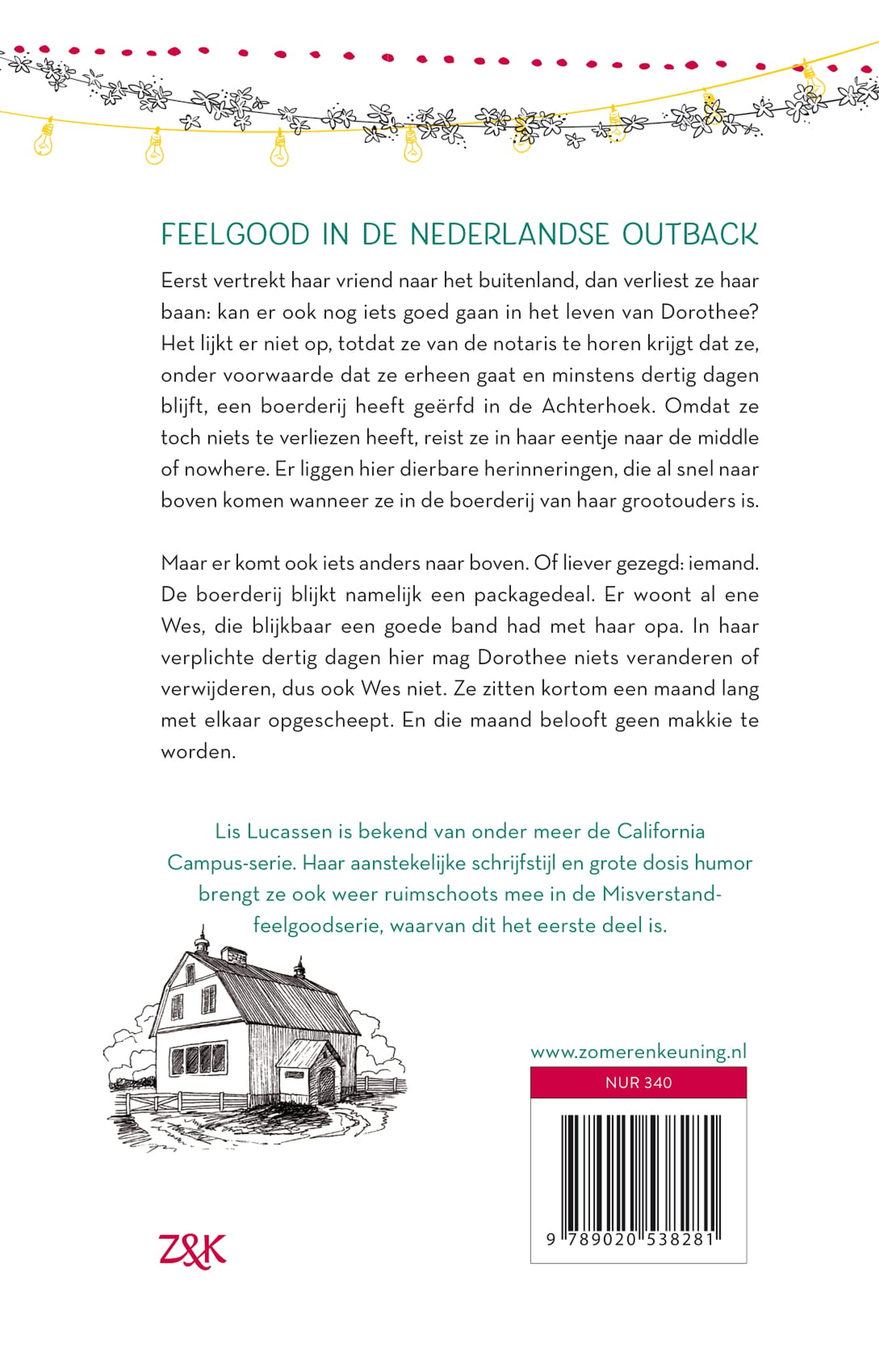 Achterkant van Misverstand in de middle of nowhere