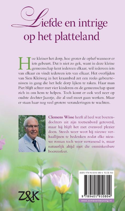Achterkant van Bloemen voor een boerendochter