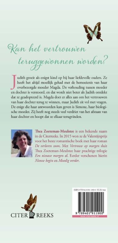 Achterkant van Vertrouw op morgen - deel 3