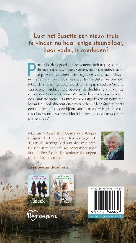 Achterkant van Sara's dochter