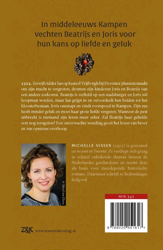 Achterkant van De vloek van kasteel Vrijborgh