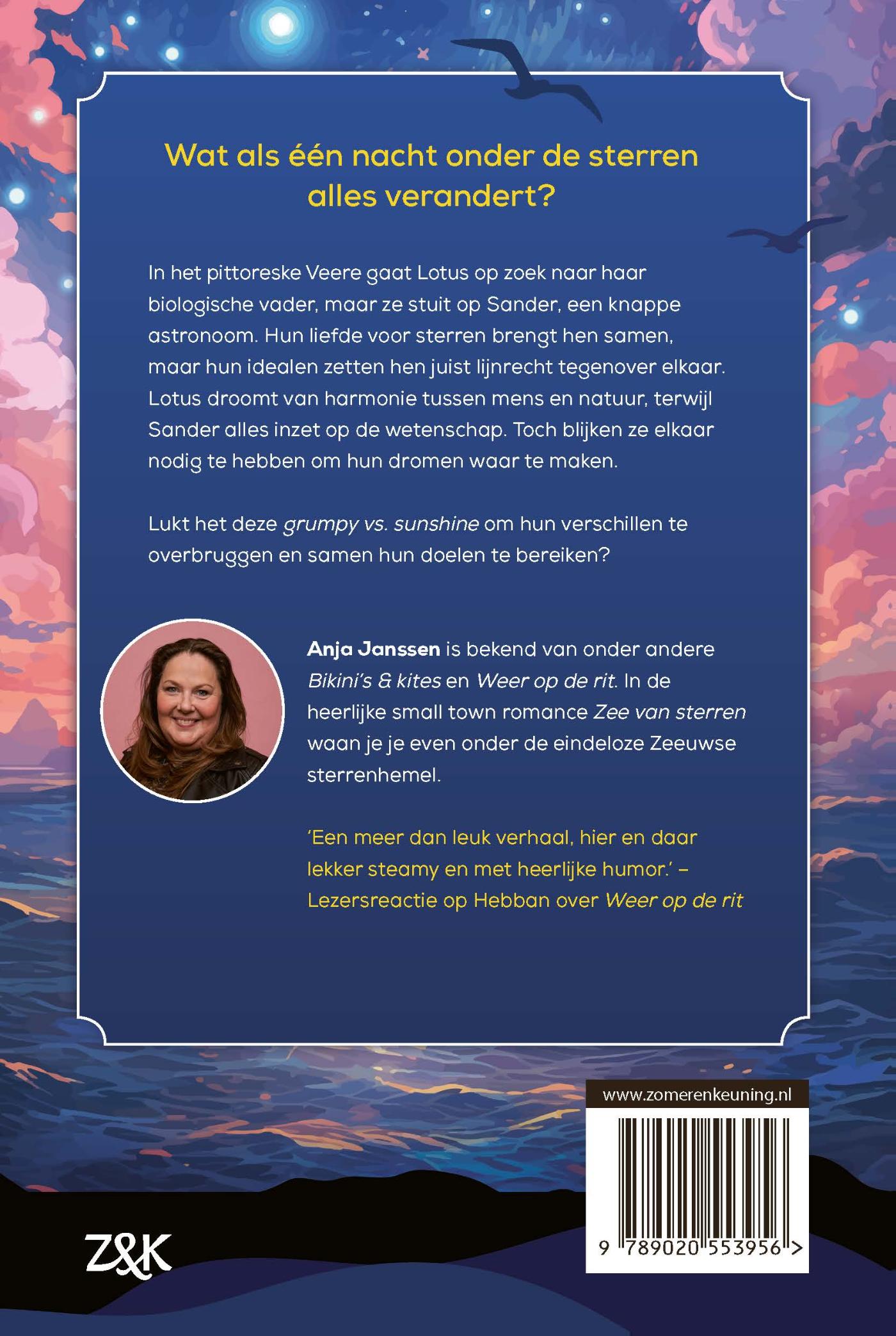 Achterkant van Zee van sterren