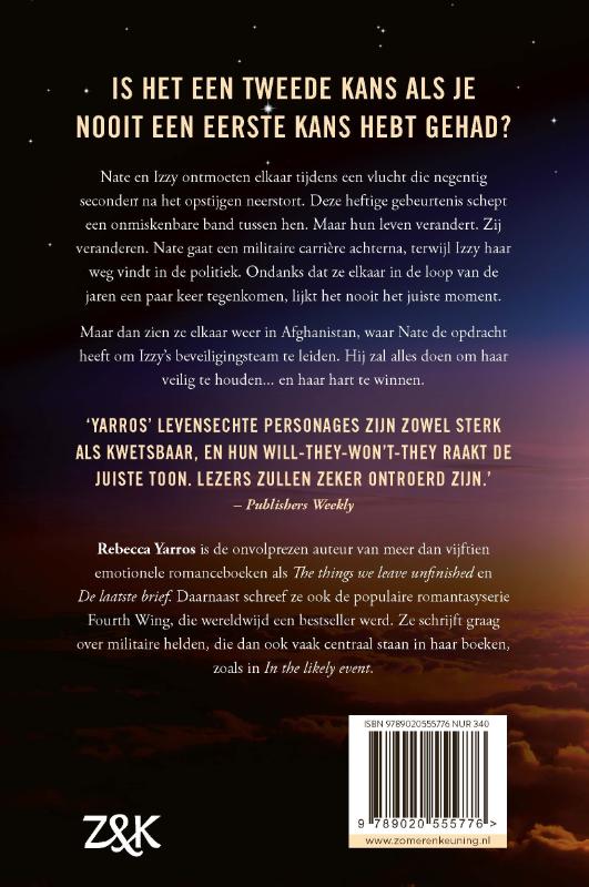 Achterkant van In the likely event