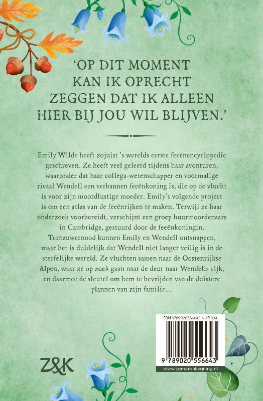 Achterkant van Emily Wildes atlas der Anderlanden