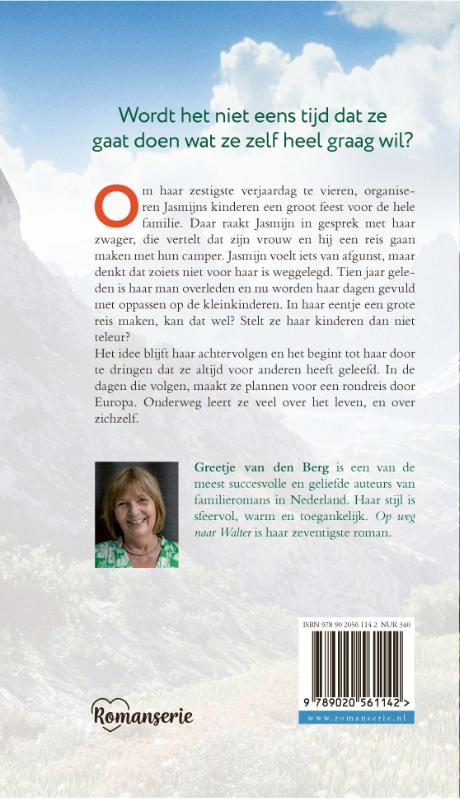 Achterkant van Op weg naar Walter