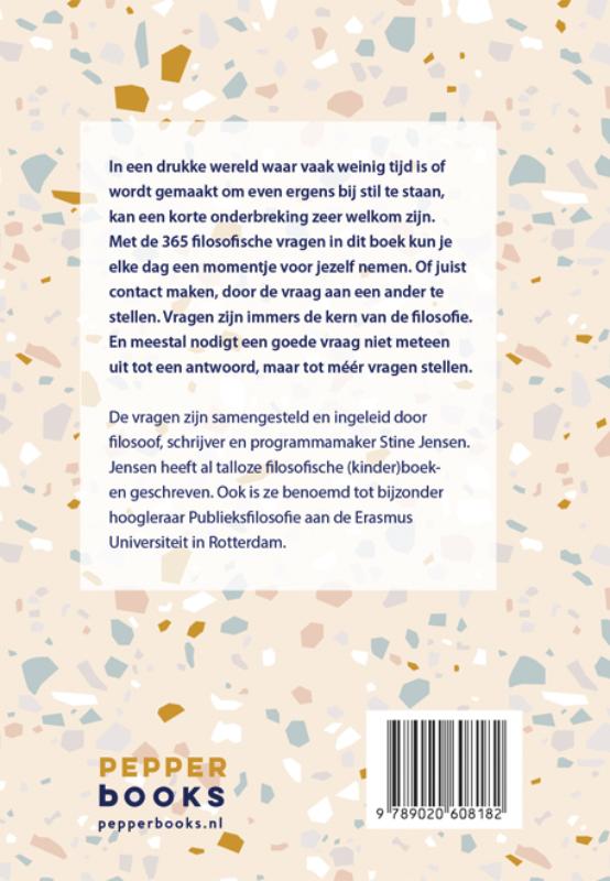 Achterkant van Voor elke dag een filosofische vraag