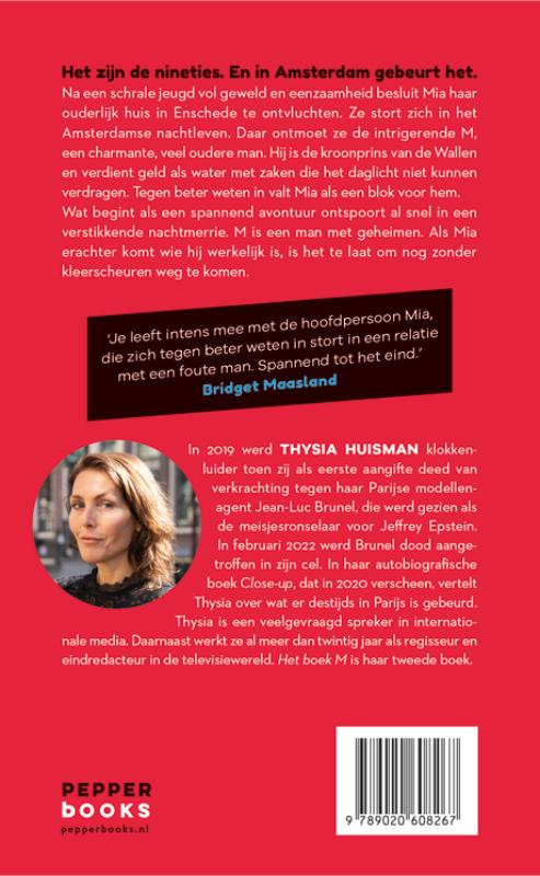 Achterkant van Het boek M