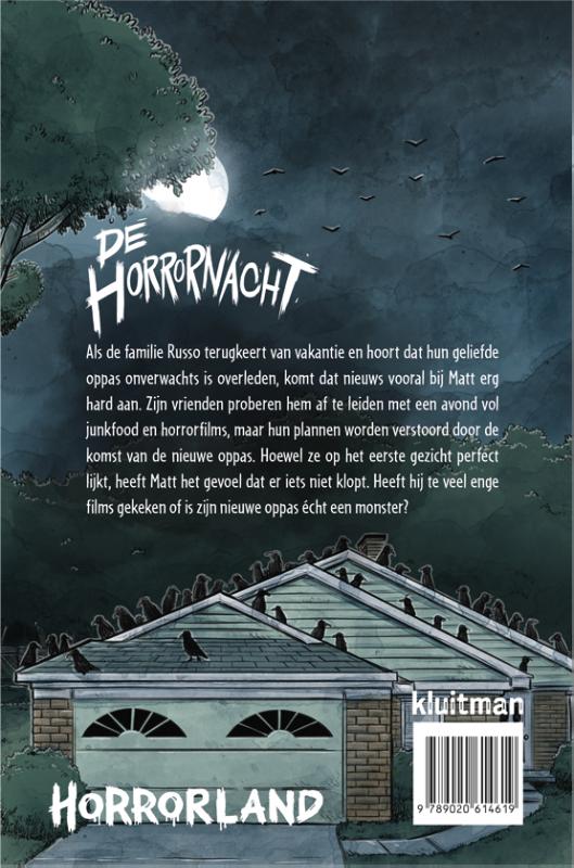 Achterkant van De horrornacht