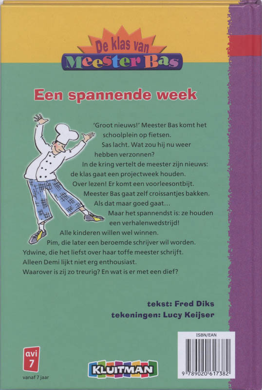 Achterkant van Een spannende week