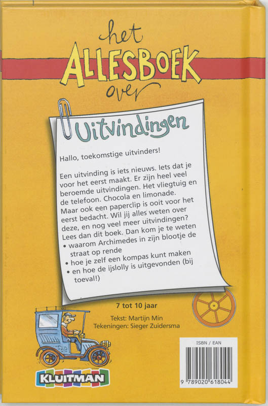 Achterkant van Het allesboek over Uitvindingen