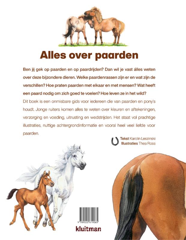 Achterkant van Alles over paarden