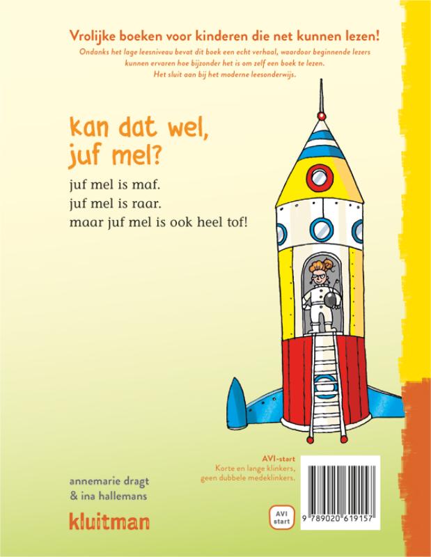 Achterkant van kan dat wel juf mel?
